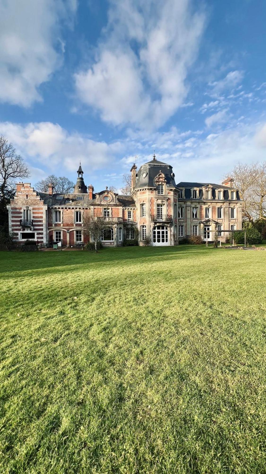 Le Chateau De Bertreville Saint Ouen Entre Mer Et Campagne Экстерьер фото